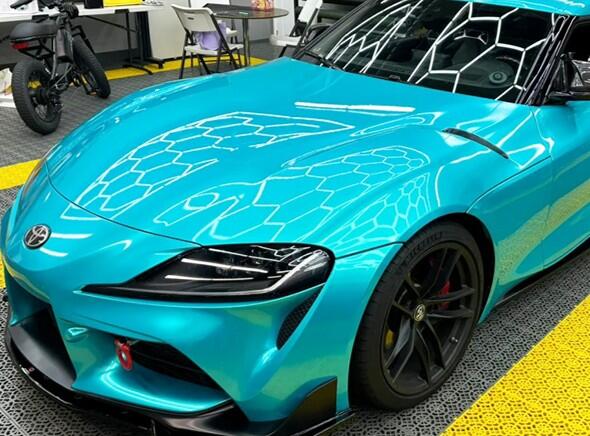 PET-Super Gloss Lake Blue Metallic