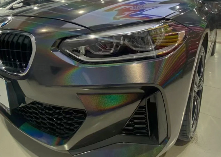 PET-Super Gloss 3D Iridescent Psychedelic Gray